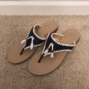Jack Rogers navy sandals